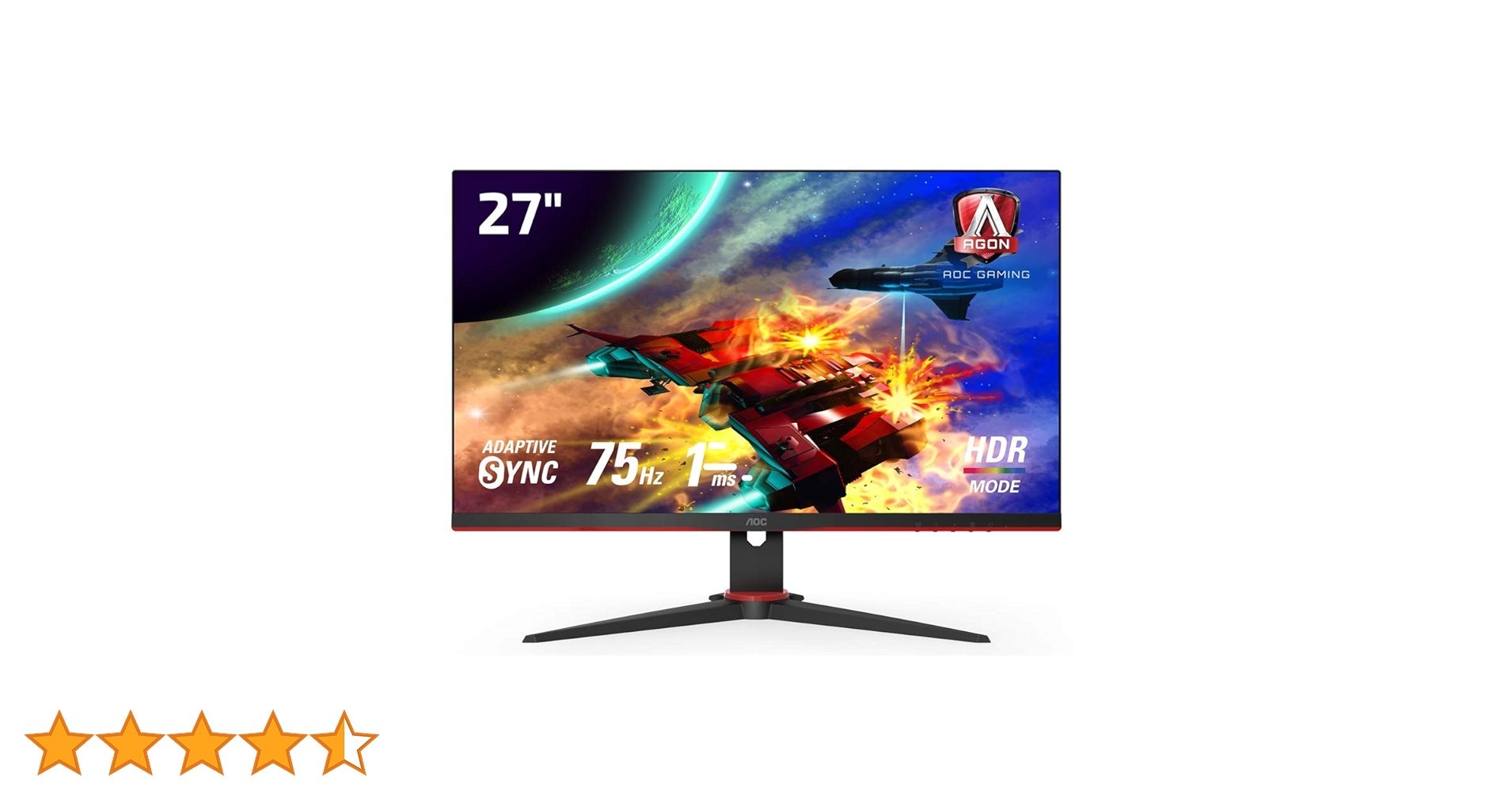 美品AOC 27G2SPE 27インチモニター　165Hz 応答速度1ms Amazon.co.jp: AOC ゲーミング液晶モニター 27G2E5/11 (27インチ/フル